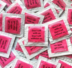 Say It With A Condom created custom condoms for Planned Parenthood of New York City 