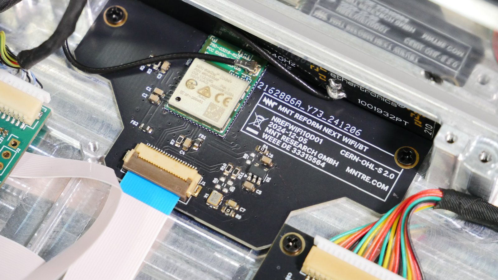 Shot of MNT Reform Next Wi-Fi/BT Module