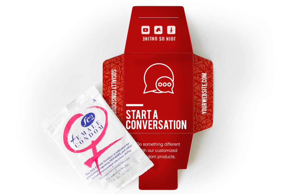 XL / Female Custom Condom Wallet